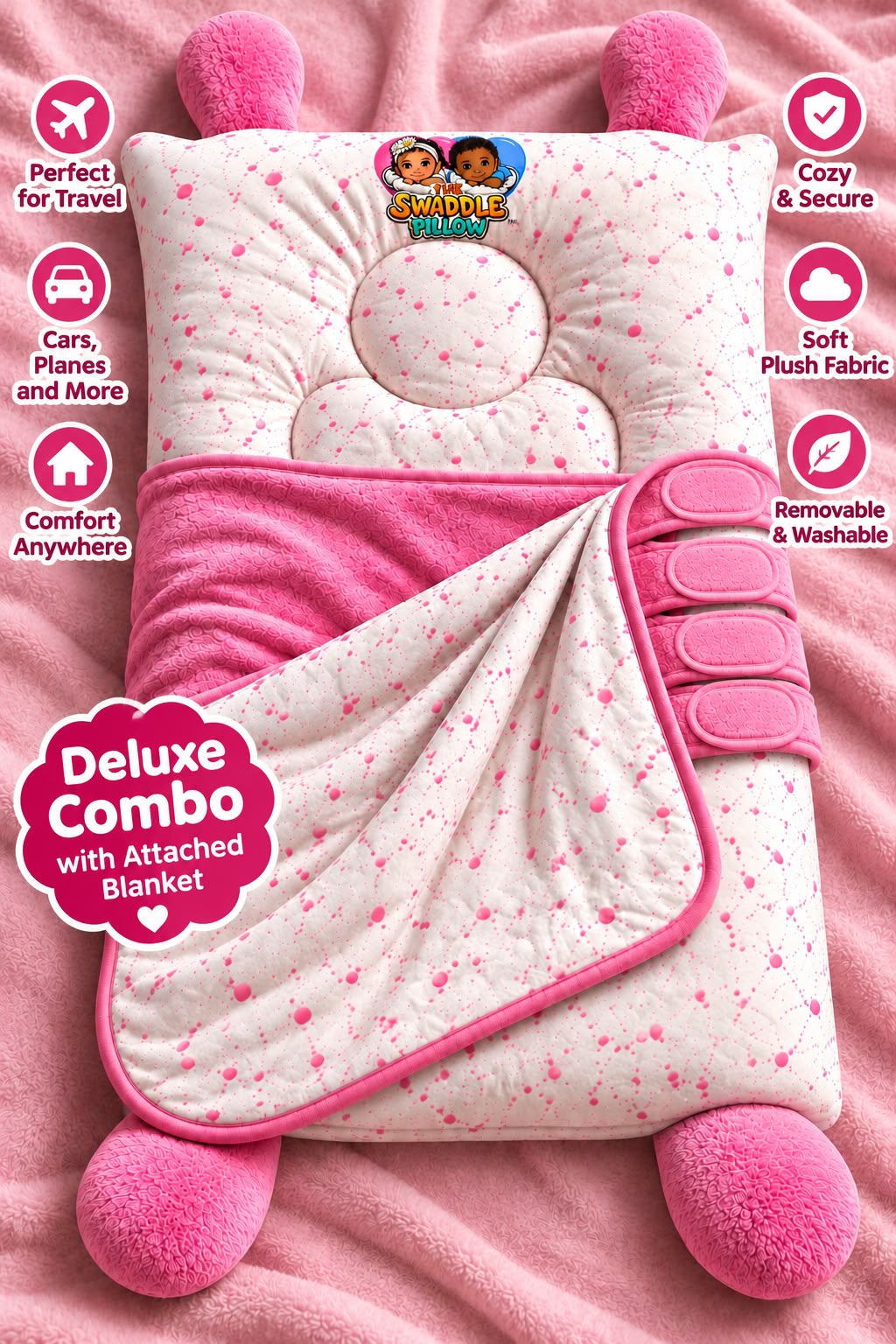 The Swaddle Pillow with Blanket